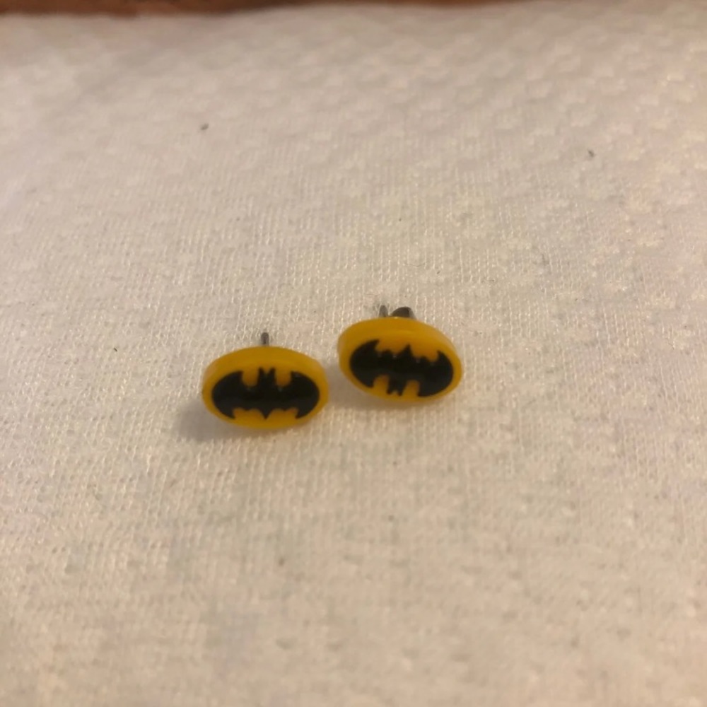Batman earrings